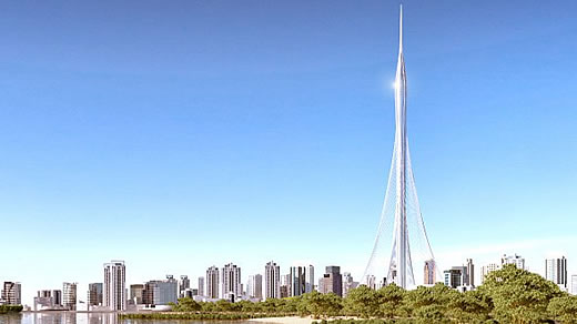 Hchstes Gebude der Welt wird in Dubai gebaut