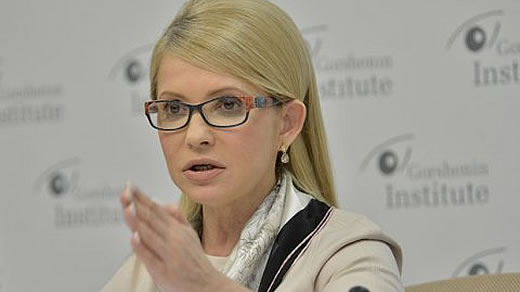 Julia Timoschenko fhrt in den Umfragen in der Ukraine