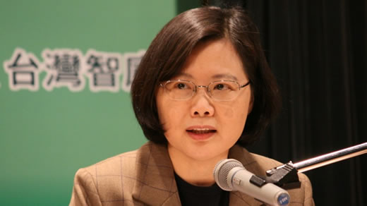 Tsai Ing-wen wird Prsidentin Taiwans