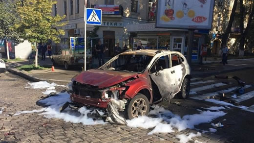 Ukraine: Bekannter Journalist durch Autobombe gettet